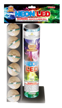 6 pack artillery balls neon LED Neon