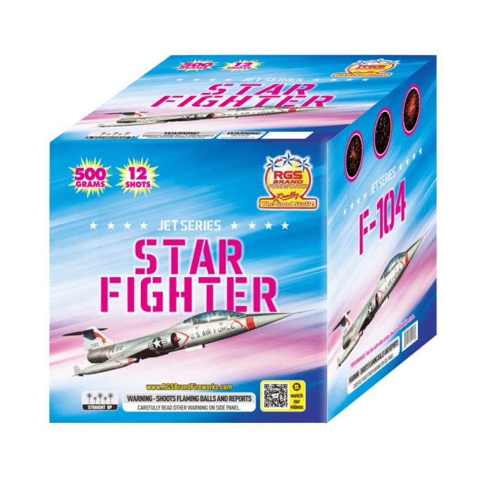 Star Fighter - American Power - 500 Gram Cakes