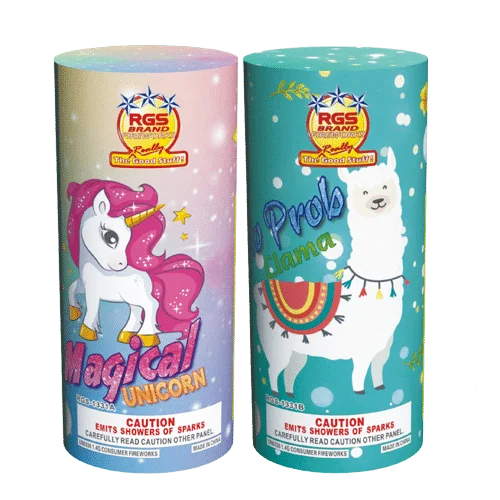 Magical Unicorn and no probllama fireworks at Mauckport Fireworks